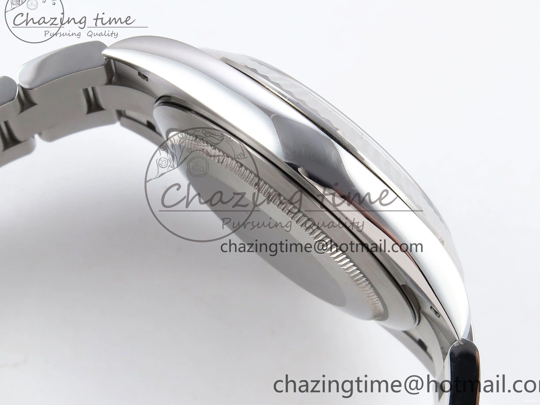 Best Edition Steel Dial Oyster Green Gray VR3235 on 126334 DateJust Roman C+F 41 Bracelet 904L SS 1:1 0223